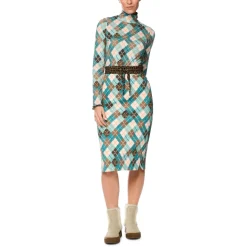 Tailliertes Langarmshirt mit Rollkragen