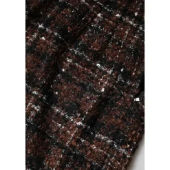 Tartan Tweed Bleistiftrock