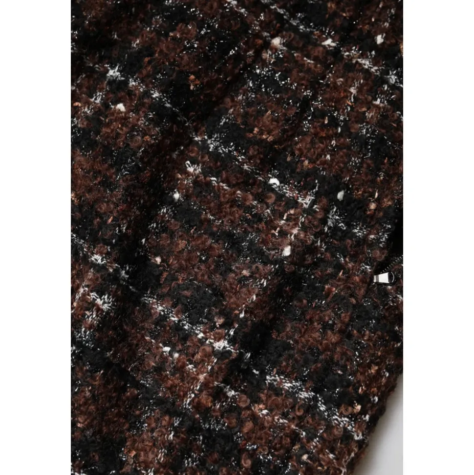 Tartan Tweed Bleistiftrock