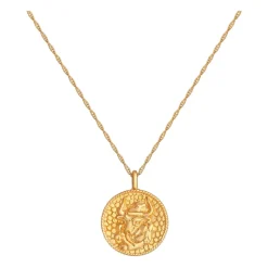 Taurus Coin Anhänger Halskette