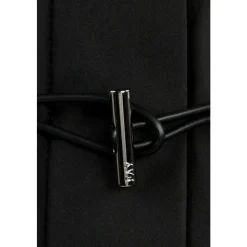 Toggle Coat in Schwarzem Gabardine
