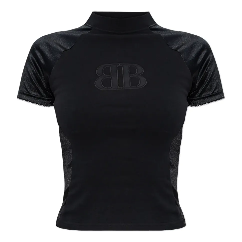 Top mit gesticktem Logo