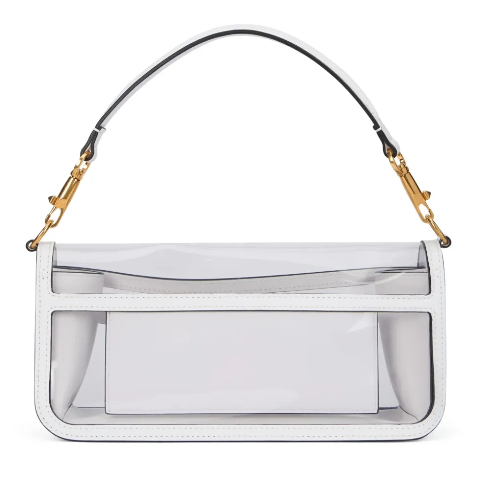Transparente Tasche mit Goldenen Details