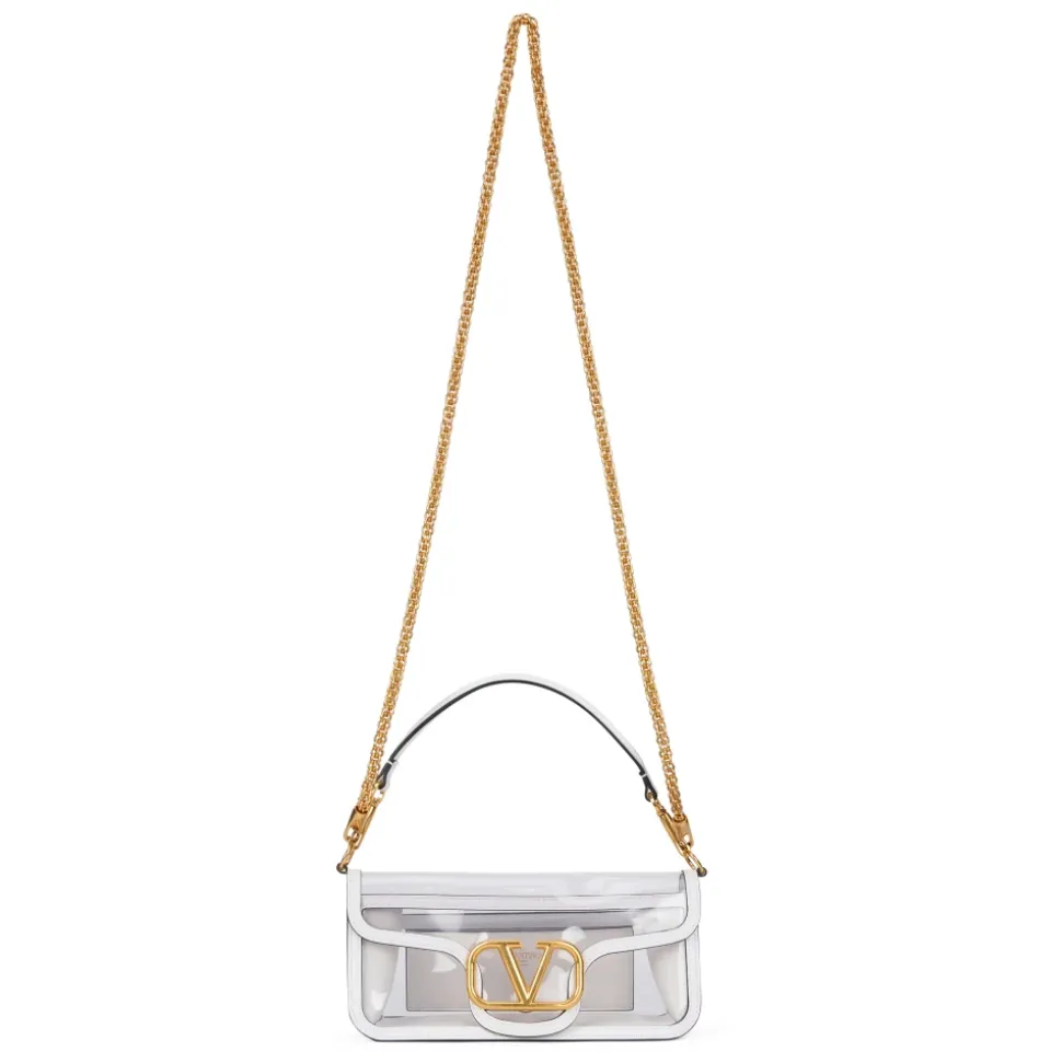 Transparente Tasche mit Goldenen Details