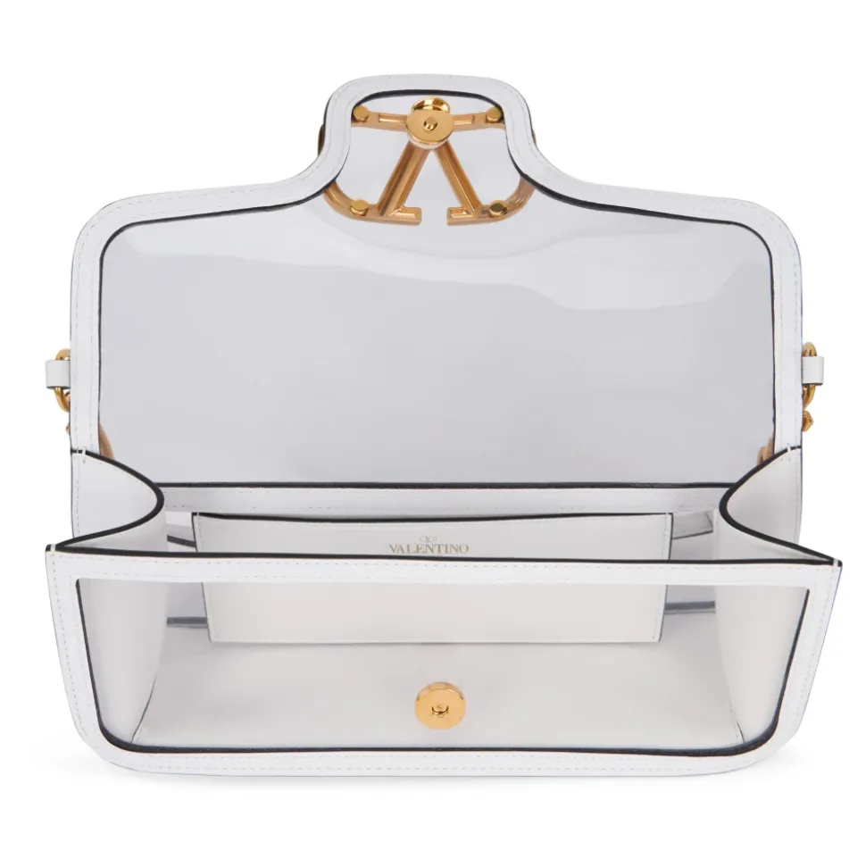Transparente Tasche mit Goldenen Details
