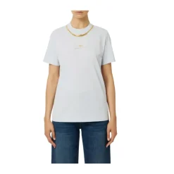 T-Shirt aus Baumwolljersey mit Halskette