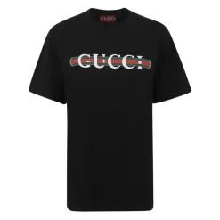 T-Shirt aus bedrucktem Baumwolljersey