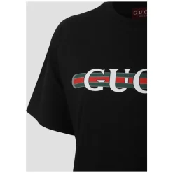 T-Shirt aus bedrucktem Baumwolljersey