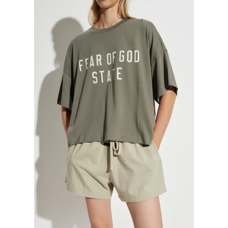 T-Shirt mit aufgedrucktem Logo