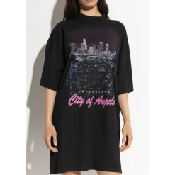 T-Shirt mit buntem Druck