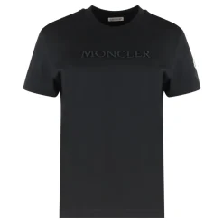 T-Shirt mit geripptem Rundhalsausschnitt