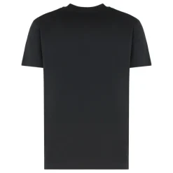 T-Shirt mit geripptem Rundhalsausschnitt