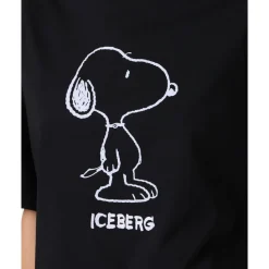 T-Shirt mit lockerer Passform und Snoopy-Applikation