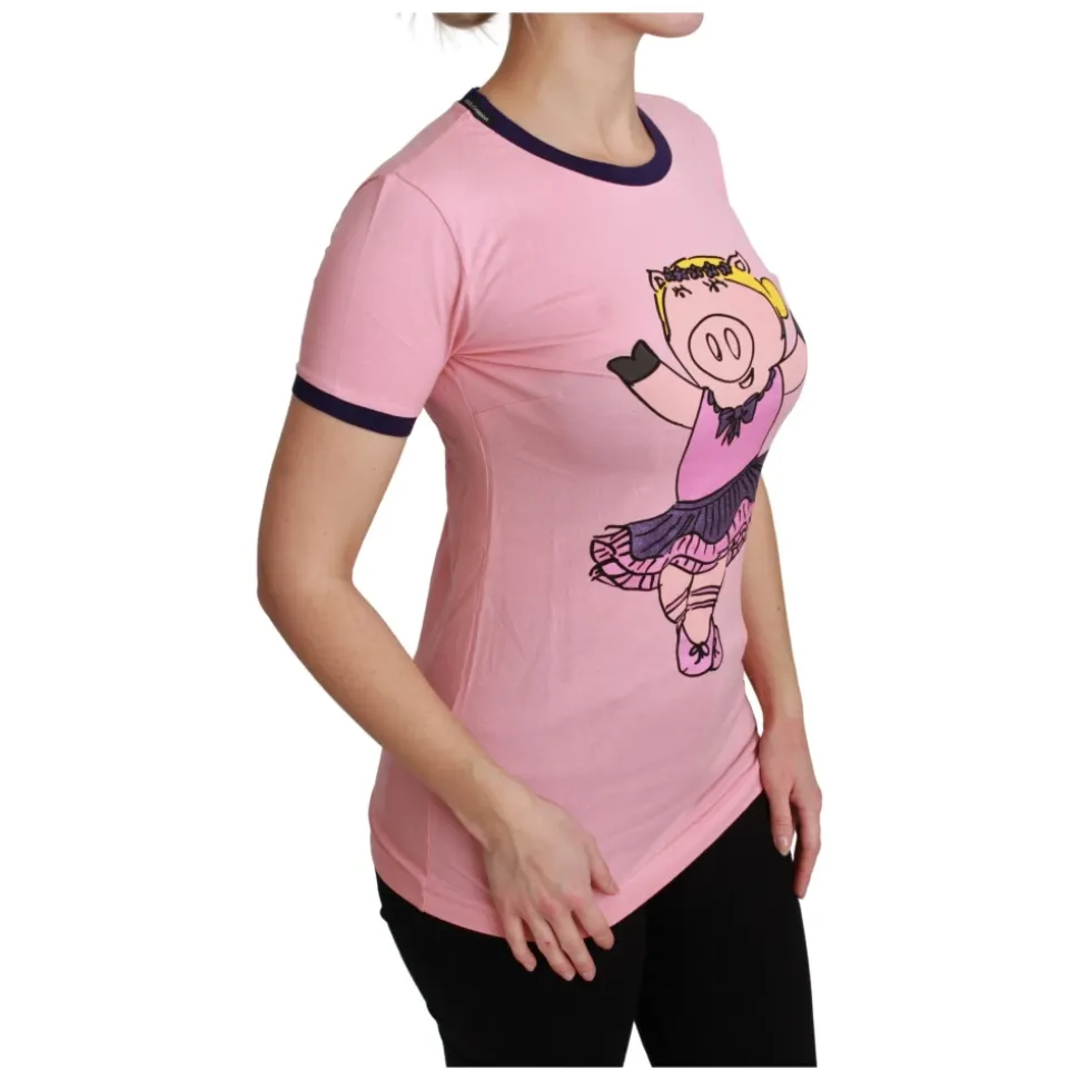 T-Shirt mit Rundhalsausschnitt und kurzen Ärmeln