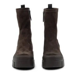 V14 Roccia – Dunkelbraune Stretch-Stiefelette