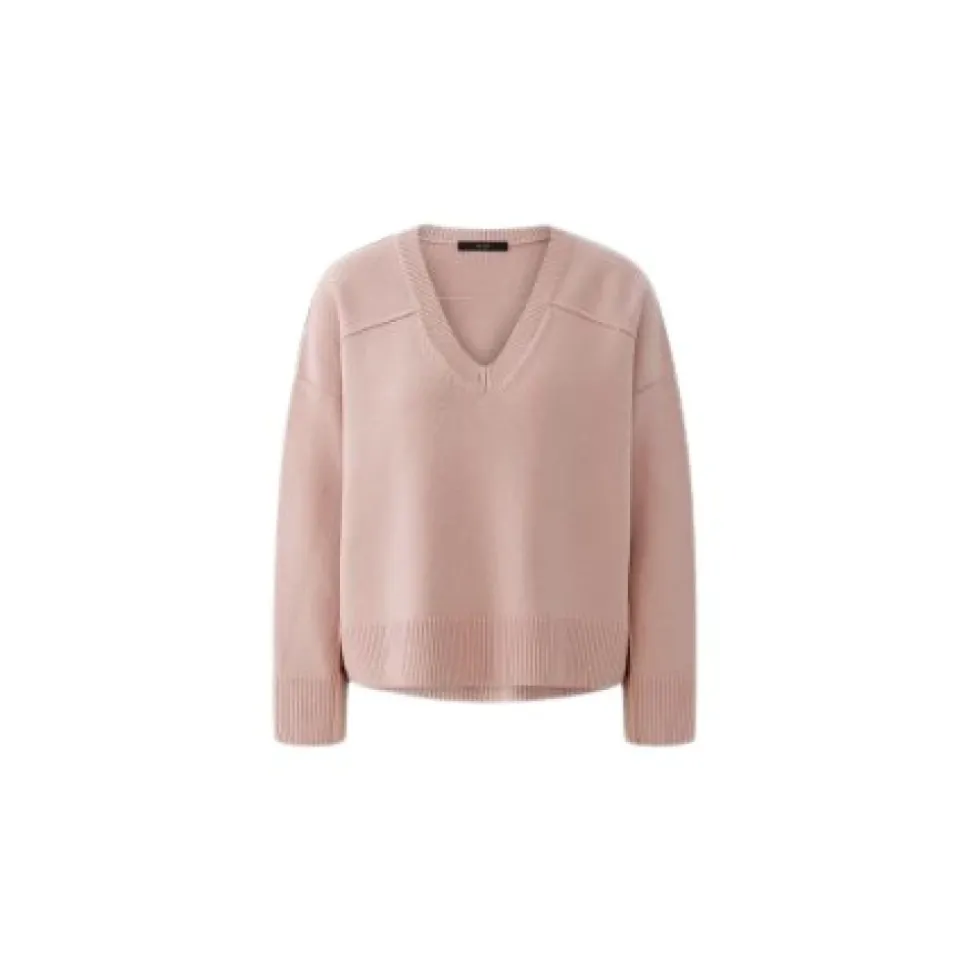 V-Ausschnitt Pullover