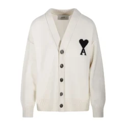 V-Ausschnitt Walk-Merino-Strickjacke