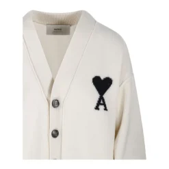 V-Ausschnitt Walk-Merino-Strickjacke