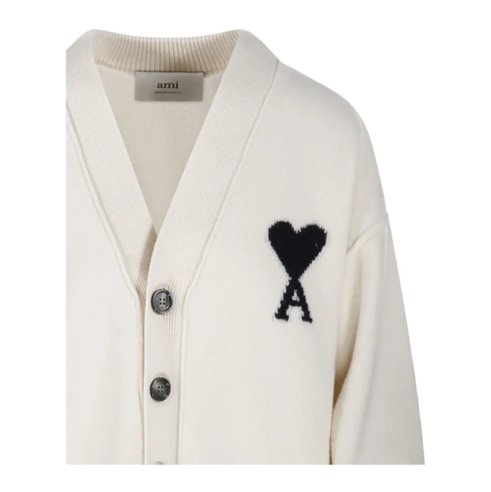 V-Ausschnitt Walk-Merino-Strickjacke