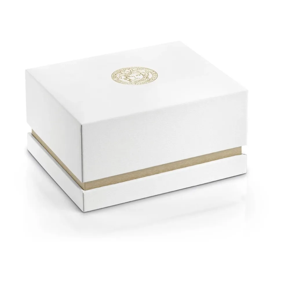 Versace Damen Armbanduhr Palazzo Empire 39 mm Medusa auf dem Zifferblatt Armband Leder VECO01420