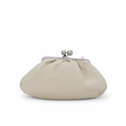 Weiche Leder-Schultertasche mit Kette