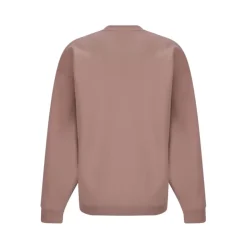 Weicher Baumwollpullover Monochromes Muster