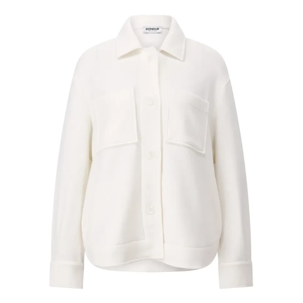 Weiches Viskose-Overshirt Klassischer Stil