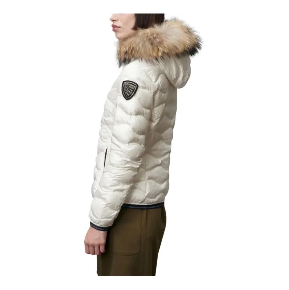 Weiße Damenmodejacke