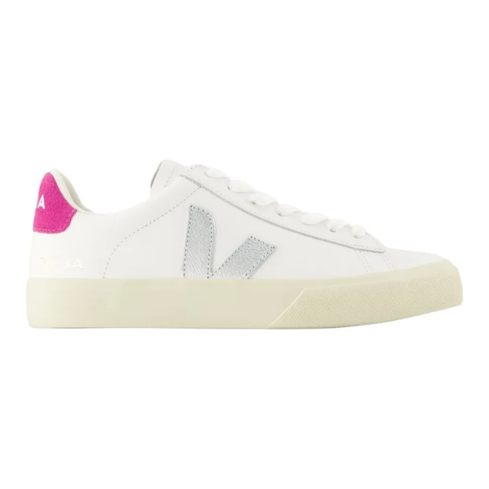Weiße Ledersneakers - Campo Stil