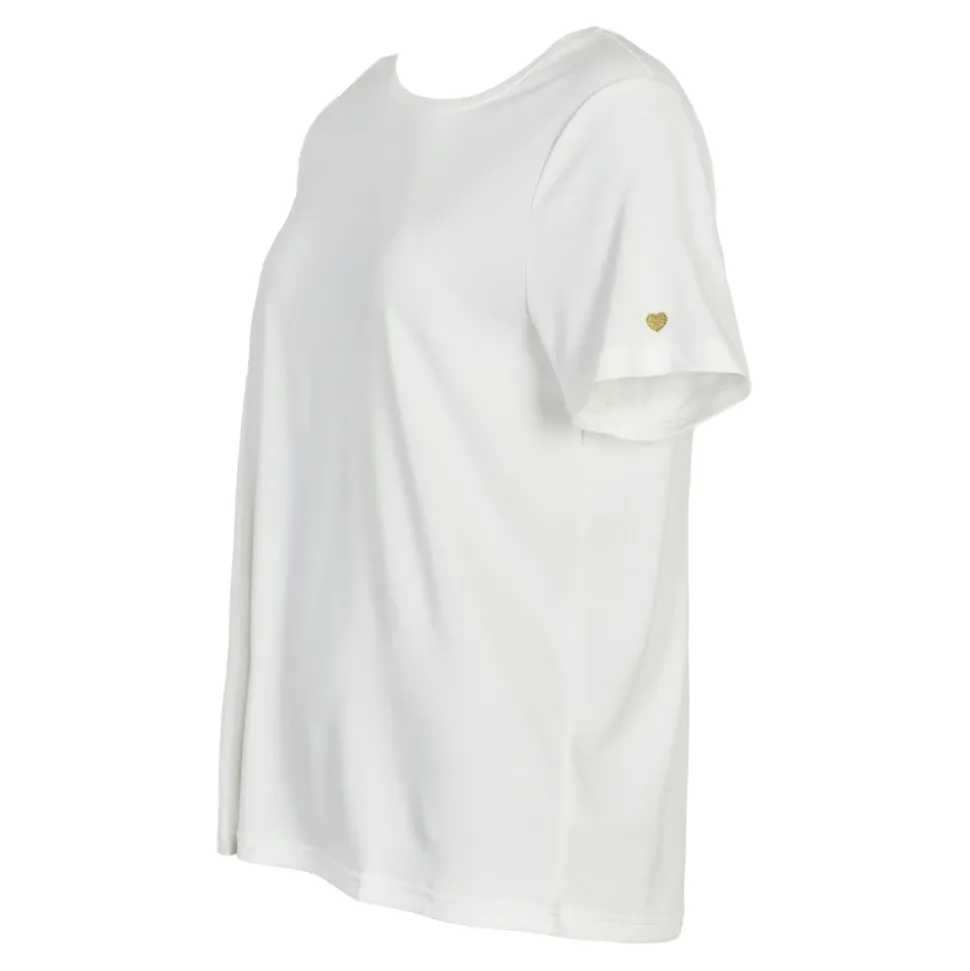 Weiße T-Shirt mit Stil 14312