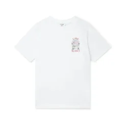 Weißes Bio-Baumwoll-Kurzarm-T-Shirt