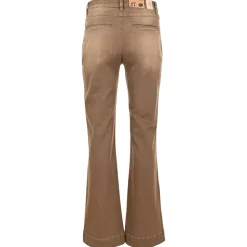 Weite Bein V-Front Jeans