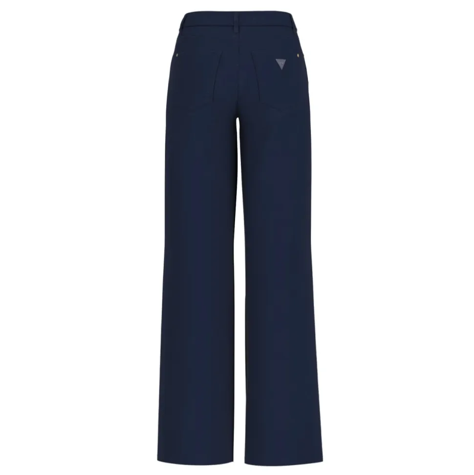 Weite Blaue Palazzo Jeans