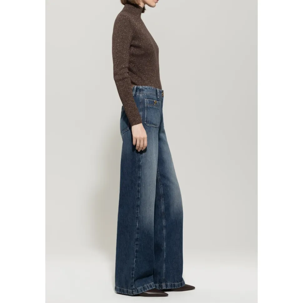 Wideleg Tencel Denim