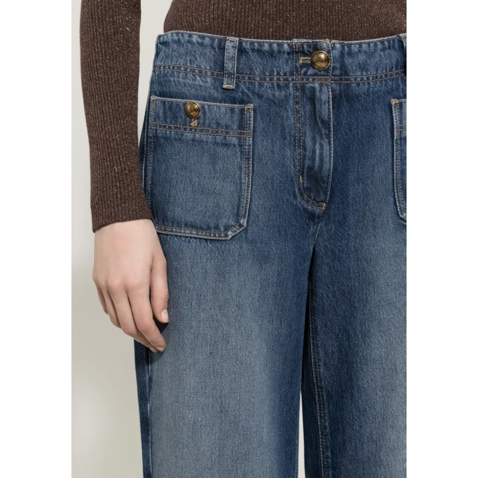 Wideleg Tencel Denim