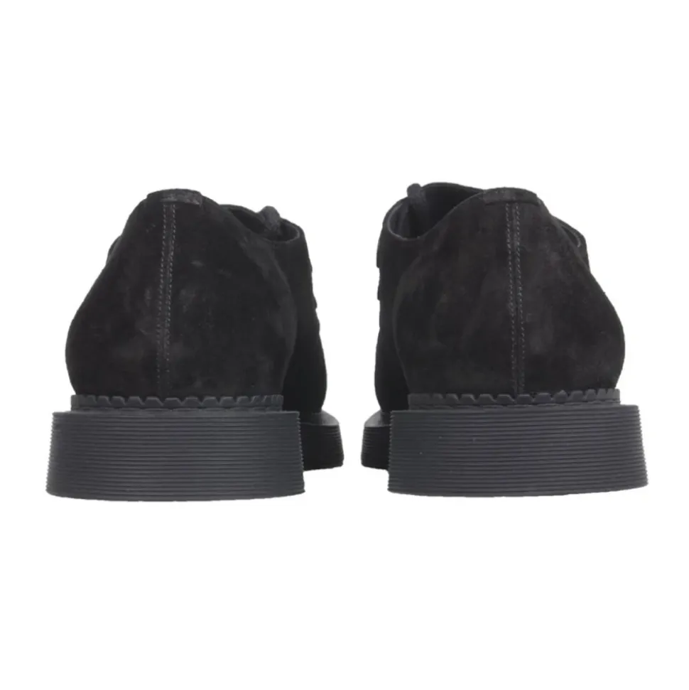 Wildleder Derbies Schnürschuhe Frauen