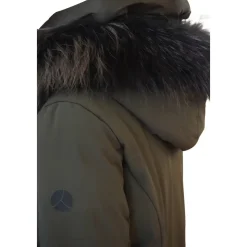Winterparka mit echter Pelzkapuze