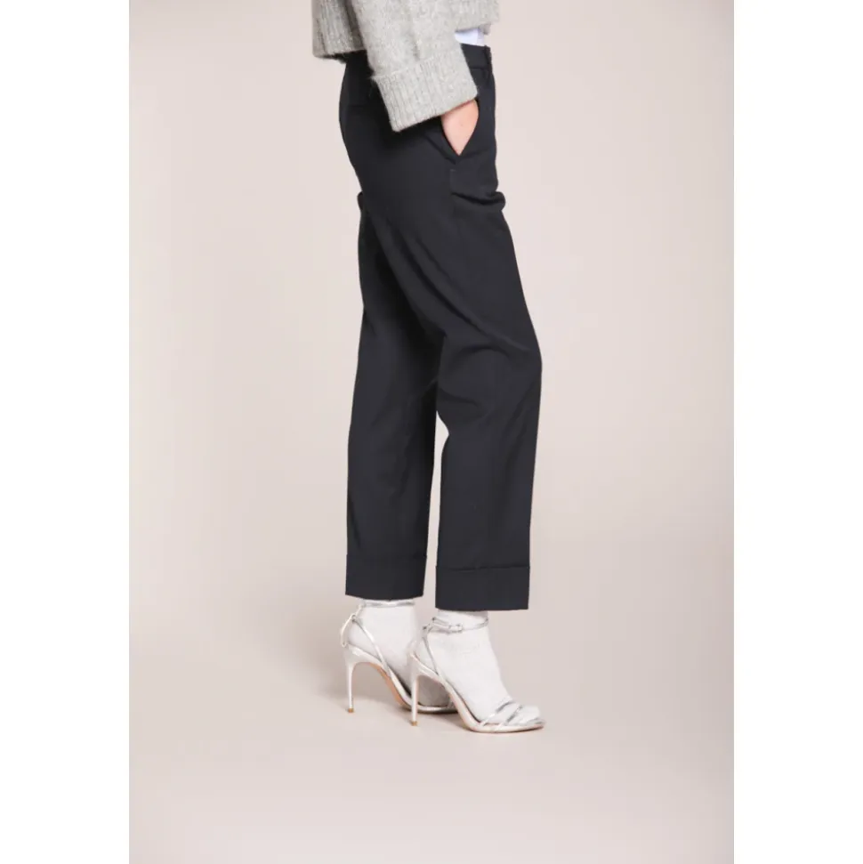 Wollkarotten-Passform Chino-Hose