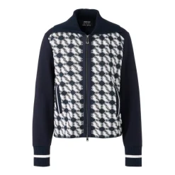 Würfel Design Strickjacke