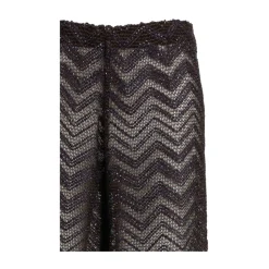 Zigzag Mesh Hose mit Pailletten
