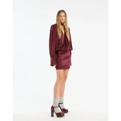 Zinfandel Seidenkleid